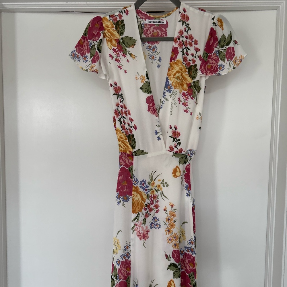 Reformation Rosey Dress in Bouquet - Picture 9 of 16